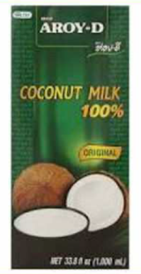 Aroy-D Coconut Milk UHT 1000ml - Pack Size - 12x1000ml