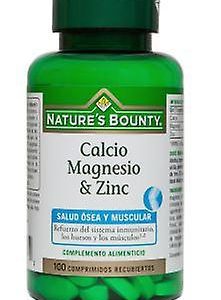 Nature's Bounty B-Calcio Magnesio y Zinc 100 Cápsulas Recubiertas