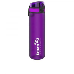 Ion8 Leak Proof Slim Water Bottle Bpa Free Purple 500ml