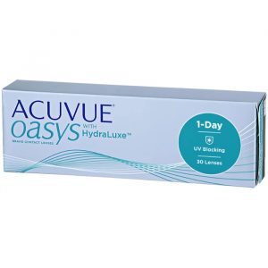 Acuvue Oasys Hydraluxe Contact Lenses 1 Day Replacement -4.00 BC/8.5 30 Units