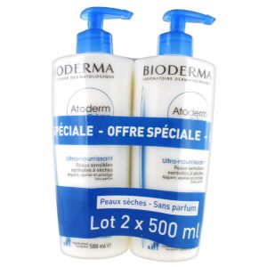 Bioderma Atoderm Ultra Nourishing Cream 2x500ml