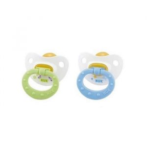 Nuk Classic Happy Days Soother Size 1 Latex 0-6 Months 2 Units