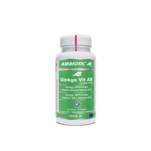 Airbiotic Ginkgo-Vit Ab Complex 6000 Con Acid 30 Tabletas