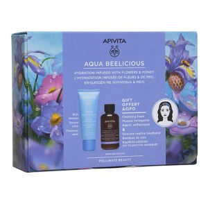 Apivita Aqua Beelicious Rich Texture Cream 40 ml Set 3 Pieces