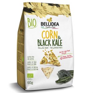 Bellidea Snack Crujiente Maiz y Kale Negro 60g