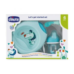 Chicco Let's Get Started 6m+ Blue Set 3 Pieces