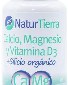 Naturtierra Calcio Magnesio Vitamina D3 Silicio Orgánico 45 Caps