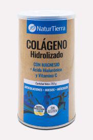 Naturtierra Colágeno Hidrolizado Con Magnesio Ácido Hialurónico y Vit