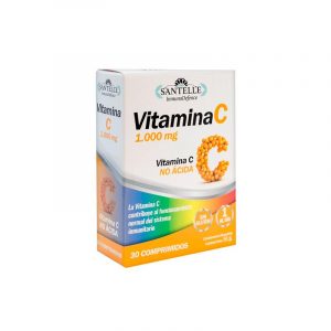 Santelle Inmunodefence Vitamina C No Ácida 30 Comprimidos De 1700 Mg