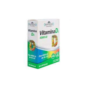 Santelle Inmunodefence Vitamina D3 30 Cápsulas De 545 Mg