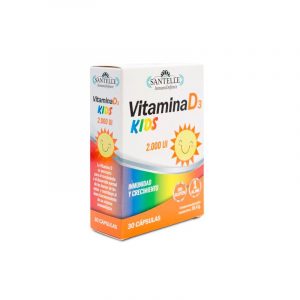 Santelle Inmunodefence Vitamina D3 Kids 30 Cápsulas Vegetales De 545