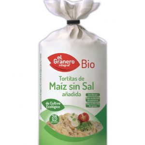 Granero Tortitas De Maiz Bio 110g Sin Sal Añadida