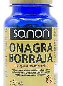 Sanon Onagra-Borraja 110 Perlas De 690 Mg