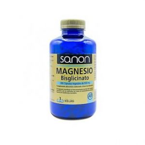 Sanon Magnesio Bisglicinato 300 Cápsulas Vegetales De 550 Mg