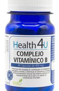H4u Complejo Vitamínico B 30 Cápsulas De 400 Mg