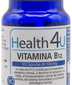 H4u Vitamina B12 30 Cápsulas De 500 Mg