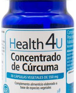 H4u Concentrado De Cúrcuma 30 Cápsulas Vegetales De 550 Mg