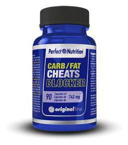 Perfect Nutrition Cheats Blocker Carb y Fat 90 Cápsulas 743 Mg
