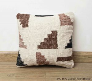 Cushion  JHC-8610  Ivory Brown  16x16