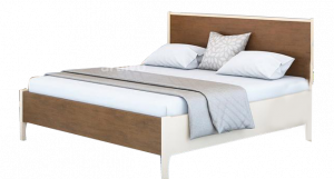 Bed-Mango wood-Size 200L x 160D x 110H -Brown - BD-5037