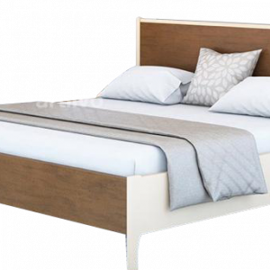 Bed-Mango wood-Size 200L x 160D x 110H -Brown - BD-5037