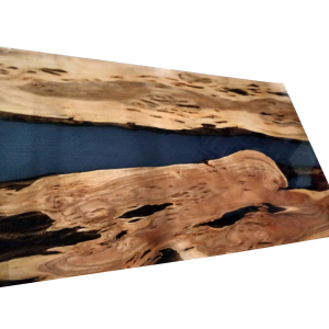 Epoxy Dining Table Top-Accacia wood and Epoxy Resin-Size 180L X 100B -Natural on Wood - DT-7073
