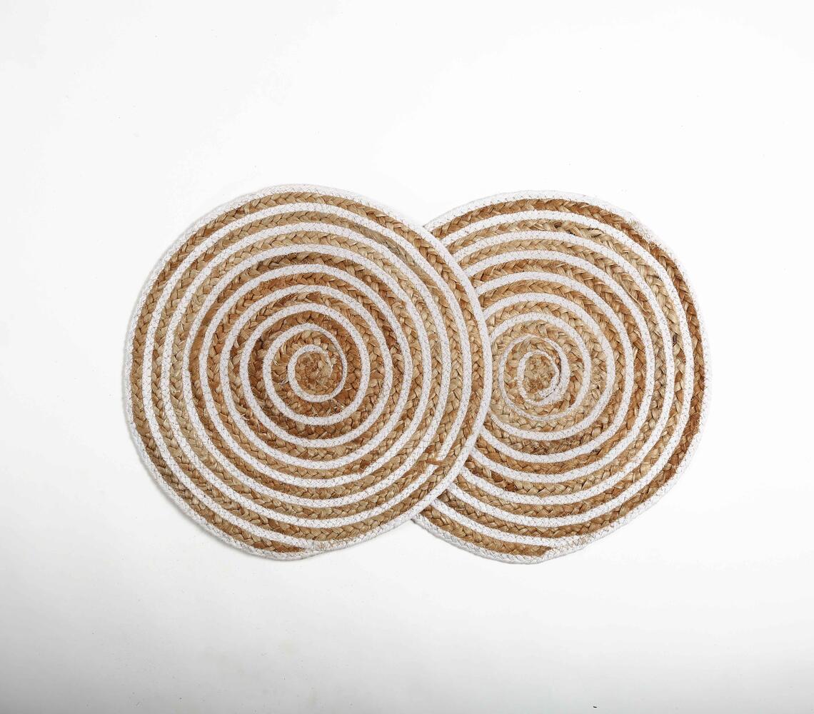 Eco Friendly Braided Jute Placemats (set of 2)_1 - Natural - VAQL10101149105