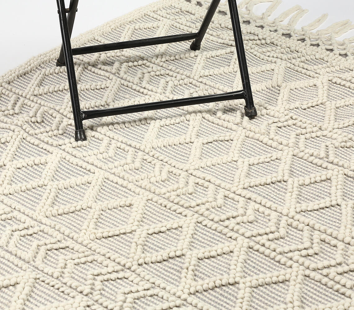 Geometric Tufted Misty rug (small) - Grey - VAQL10101166057
