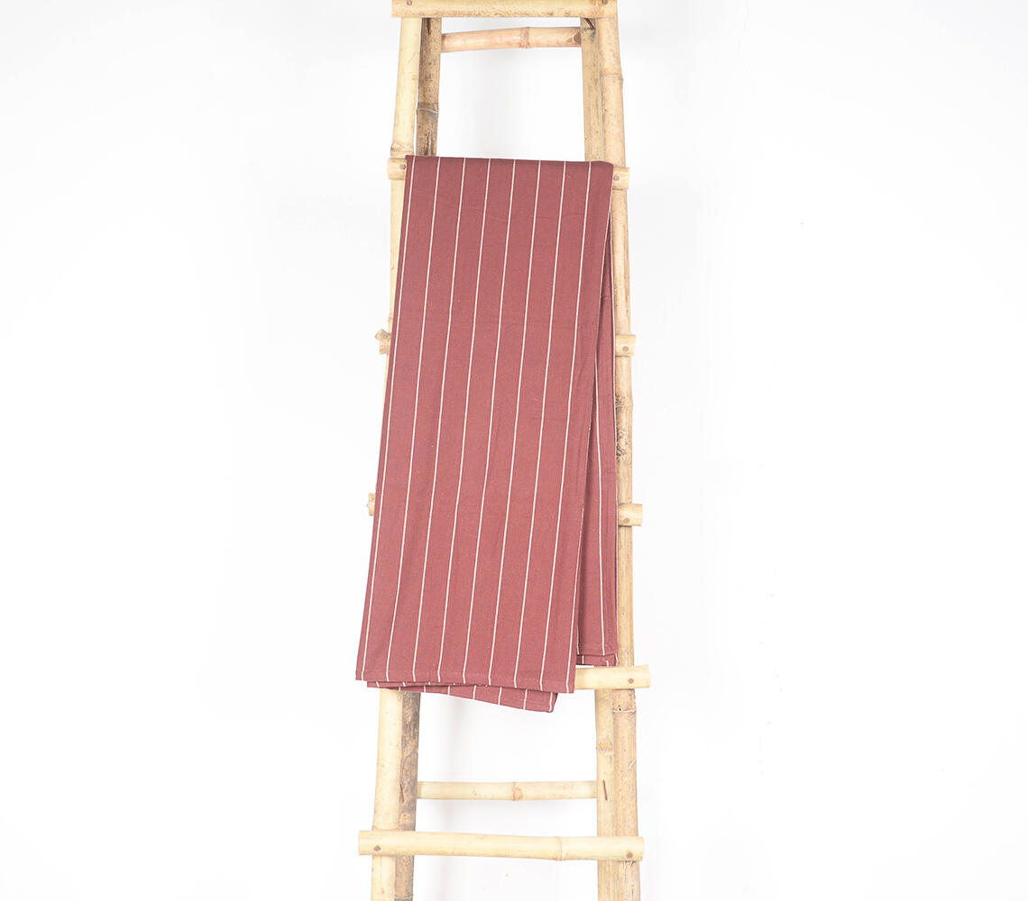 Yarn-dyed maroon Beach towel - Maroon - VAQL10101175298