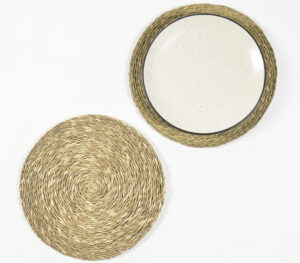 Hand Braided Sabai Grass Placemats (set of 4) - Natural - VAQL10101175520