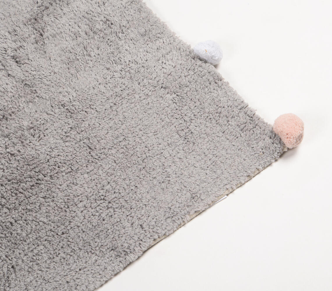Tufted Greyscale Bath mat - Multicolor - VAQL10101176534