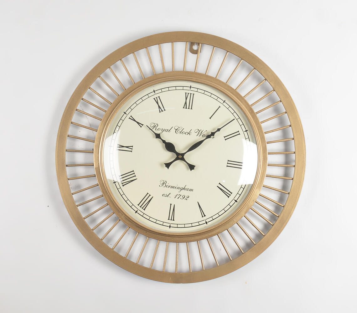 Royal Birmingham Wall Clock - Gold - VAQL101013105139