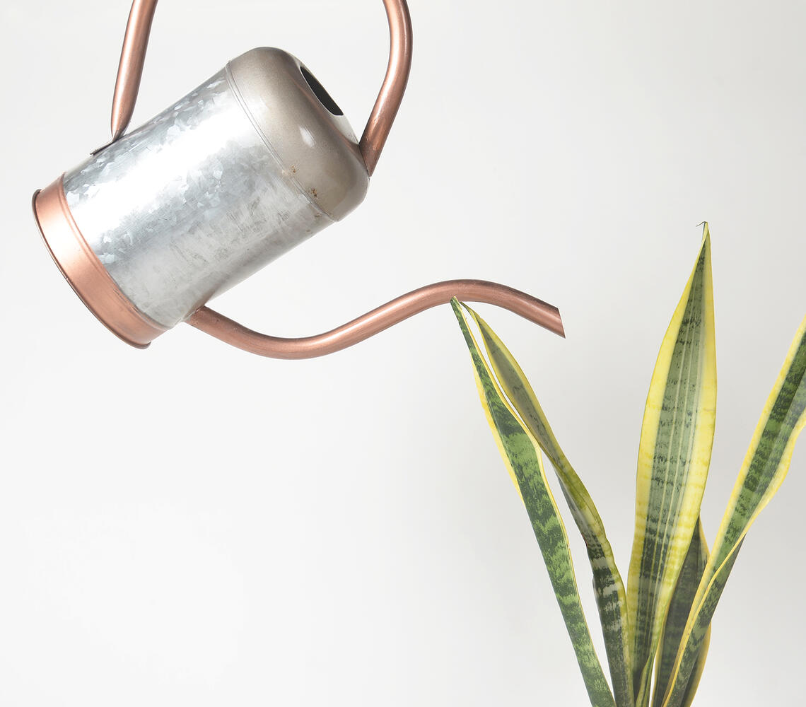 Handmade Glossy Metal Watering can - Copper - VAQL10101376118