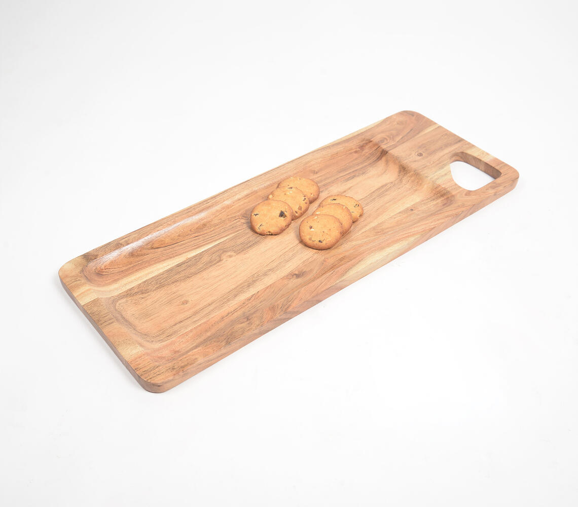 Acacia Wood Classic Platter - Natural - VAQL101014105581