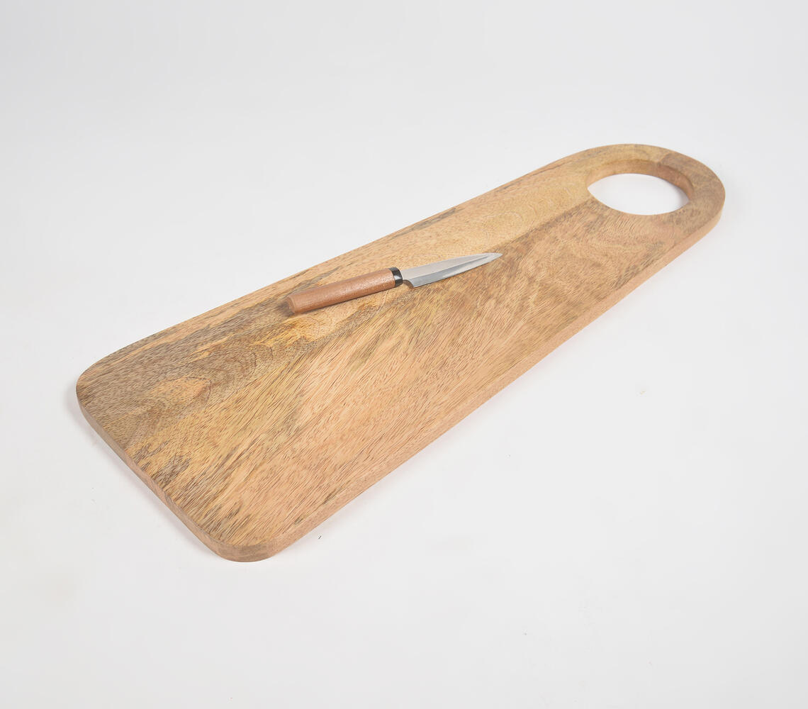 Classic mango wood narrow Chopping Board - Natural - VAQL101014126782