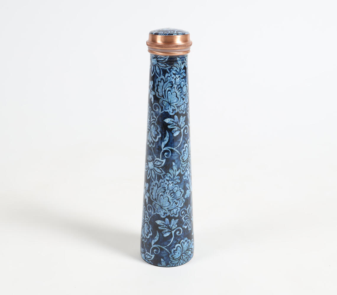 Enamelled Ink Ivy Copper Slim Bottle - Blue - VAQL101014155934
