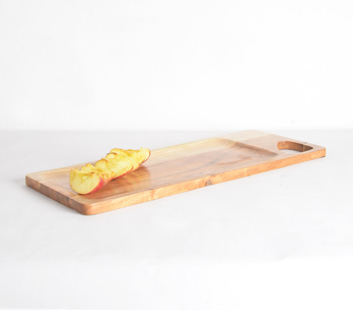 Colorblock Mango Wood Platter - Natural - VAQL10101471536