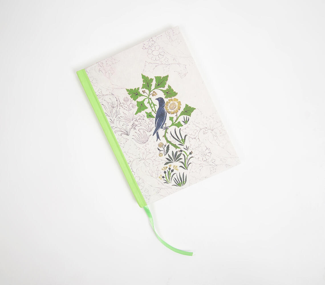 Hand Painted Botanical Paper Diary - Multicolor - VAQL101019105188