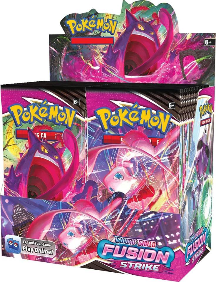 primil Pokemon Playing Card Fusion Strike Booster Packs Display Box for Kids  (Multicolor)