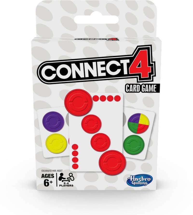 HASBRO GAMING Connect 4 Card Game for Kids Ages 6 and Up